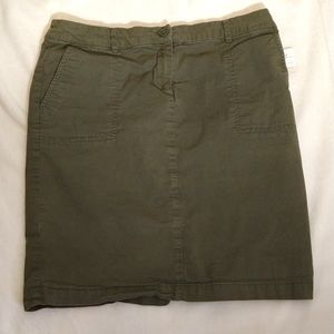 Dalia Army Green Skirt